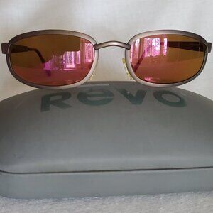 Vintage REVO City 1416 058 Purple Mirror Polarized Sunglasses